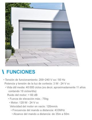MOTORIZACIÓN PARA PUERTA DE GARAJE