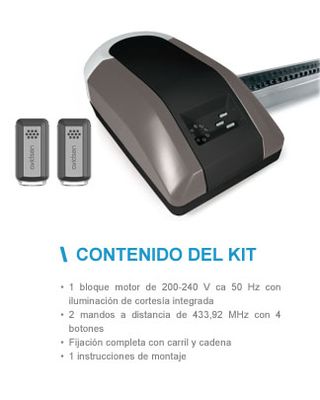 MOTORIZACIÓN PARA PUERTA DE GARAJE