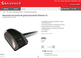 MOTORIZACIÓN PARA PUERTA DE GARAJE