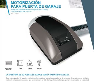 MOTORIZACIÓN PARA PUERTA DE GARAJE