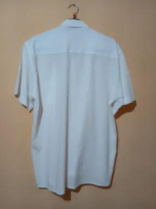 Camisa de caballero blanca