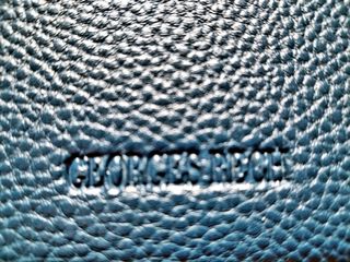 Cartera de mano George Rech azul con cremallera