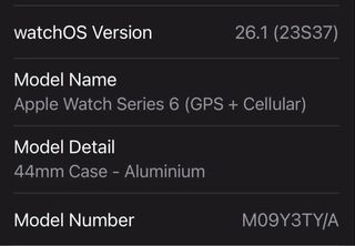 Apple Watch Series 6 Nike Negro