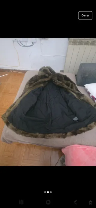 Chaquetón H&M Verde Oliva Talla XS