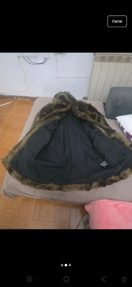 Chaquetón H&M Verde Oliva Talla XS