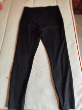 Pantalón Zara antelina negro