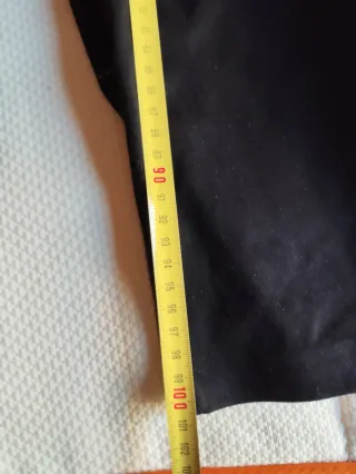 Pantalón Zara antelina negro