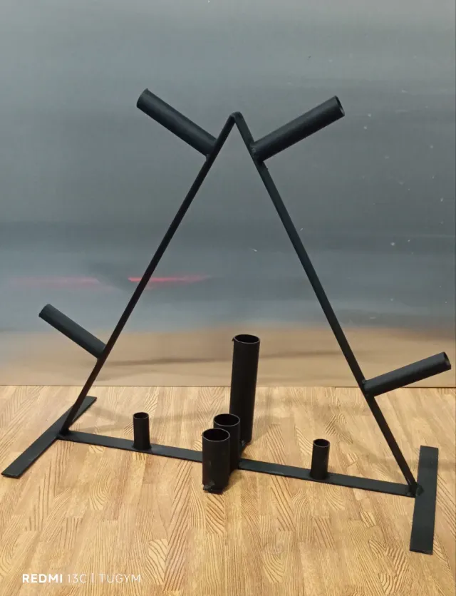 Arbol Soporte para pesas y discos de 10kgs 5kgs 2k