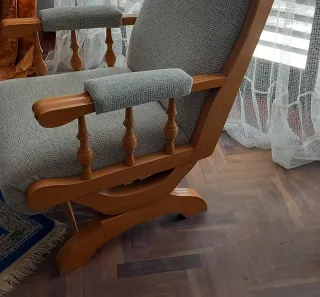 Mecedora butaca madera