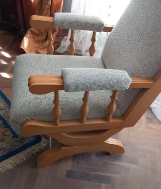 Mecedora butaca madera