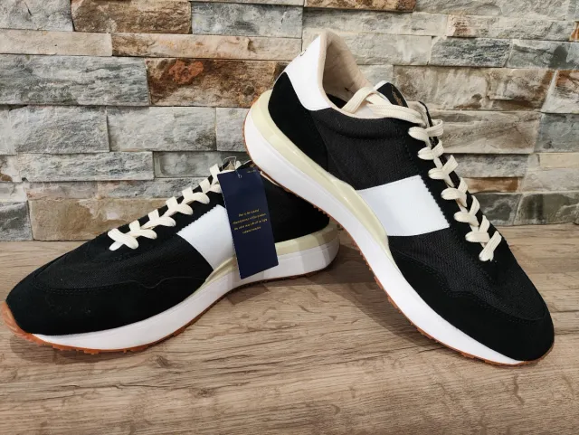 Zapatillas Polo Ralph Lauren Negras y Blancas Nuev