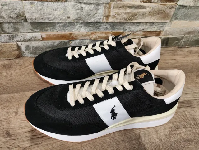 Zapatillas Polo Ralph Lauren Negras y Blancas Nuev