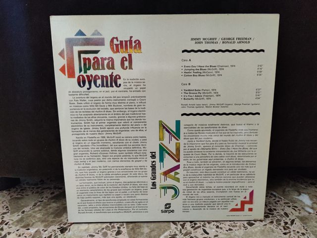 Vinilo Los Grandes del Jazz - Jimmy McGriff