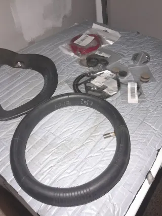 Componentes patinete: Cámara y disco