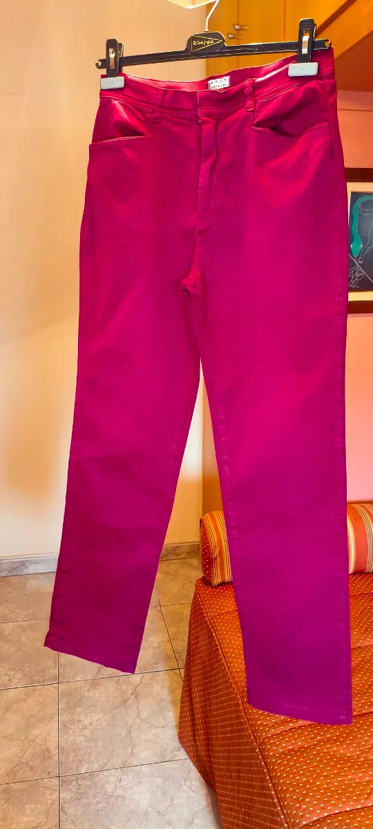 Pantalón loneta granate