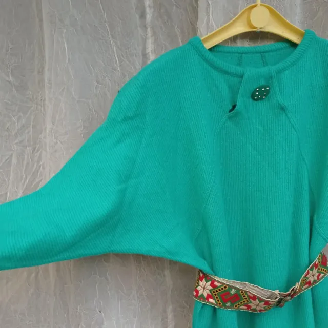 Vestito Lana Verde Anni 80