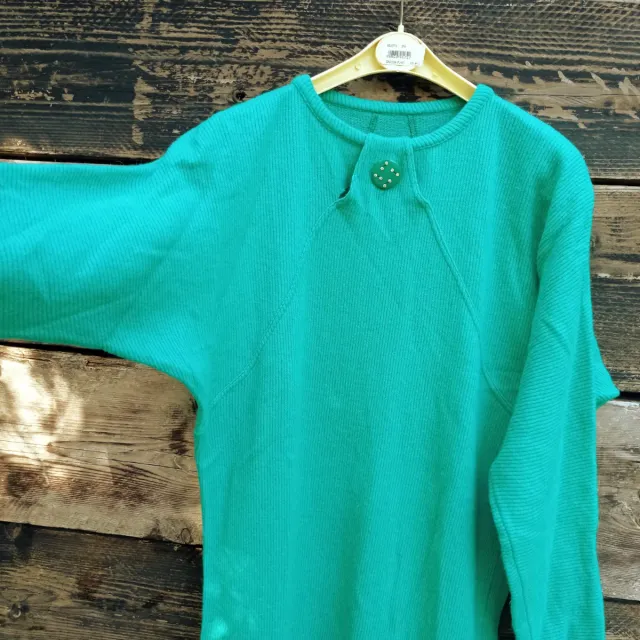 Vestito Lana Verde Anni 80