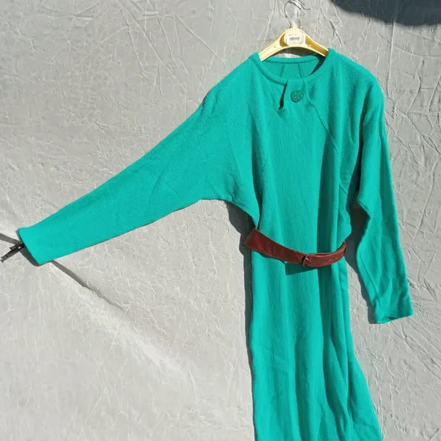 Vestito Lana Verde Anni 80