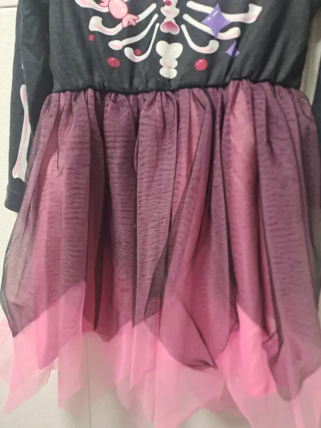 Disfraz Niña Esqueleto Talla 4 Años