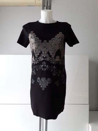 Vestido Zara Negro Talla S