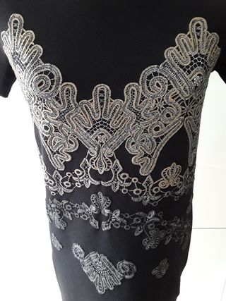 Vestido Zara Negro Talla S