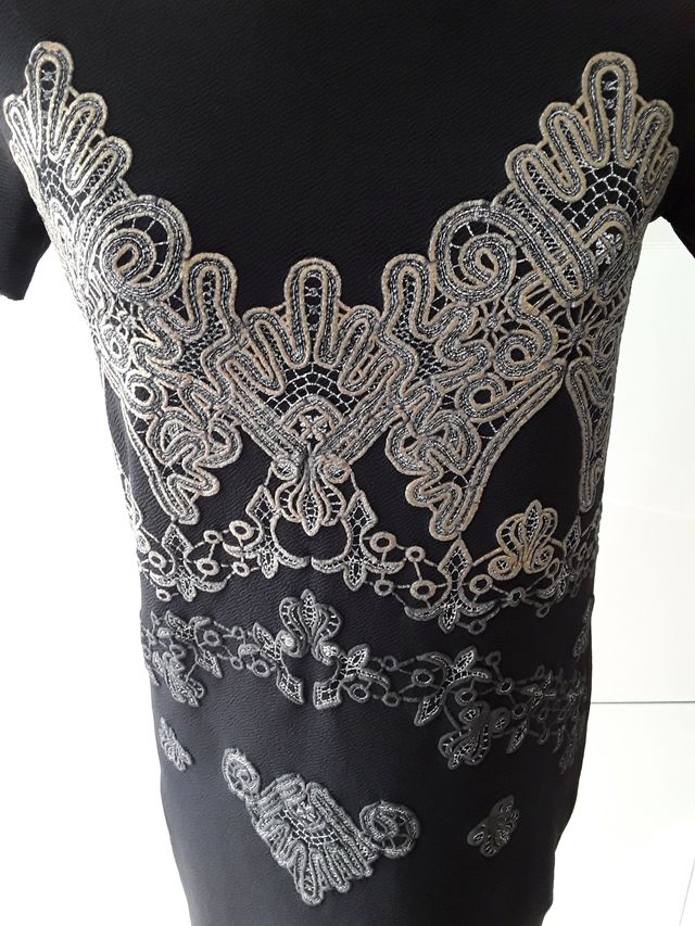 Vestido Zara Negro Talla S