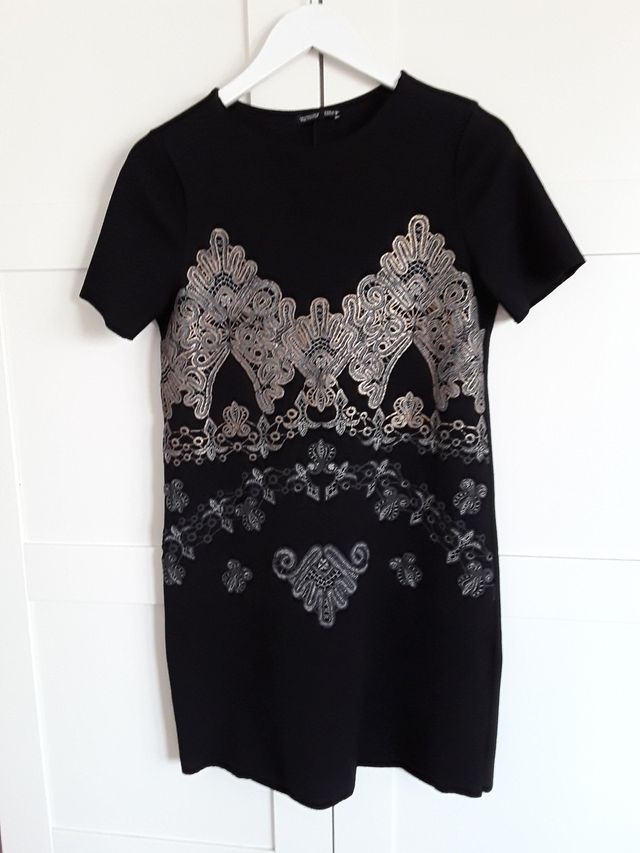 Vestido Zara Negro Talla S