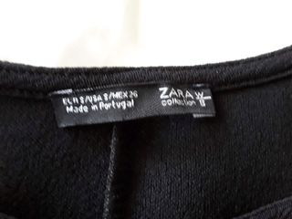 Vestido Zara Negro Talla S