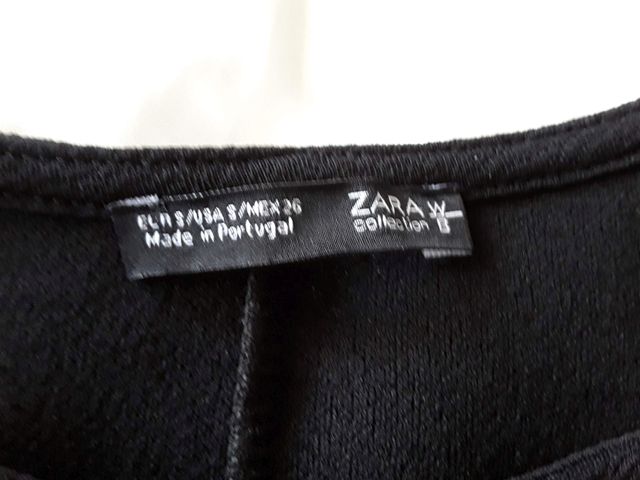 Vestido Zara Negro Talla S