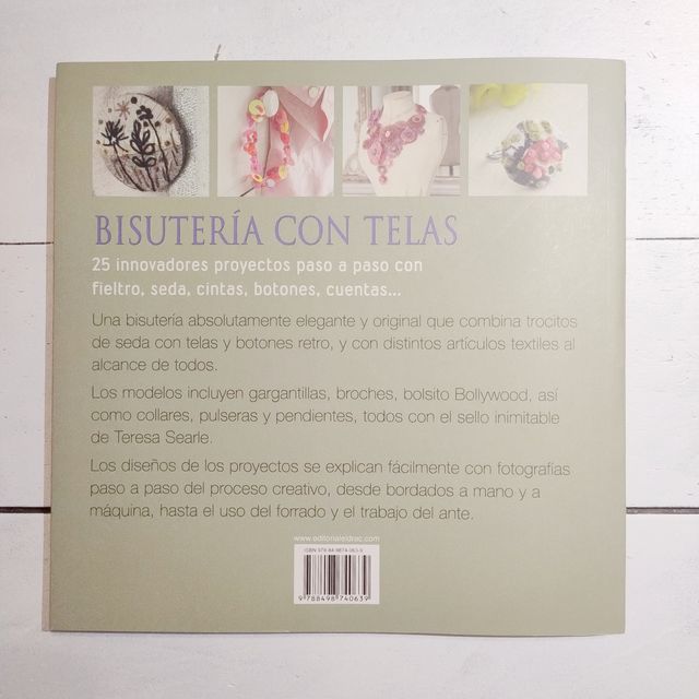 BISUTERÍA CON TELAS (Spanish Edition)