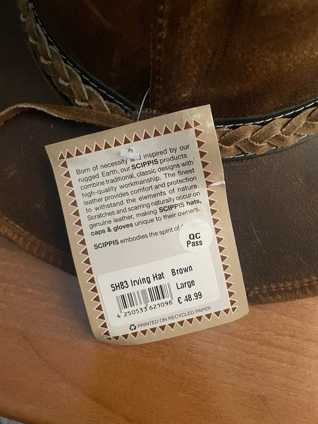 Sombrero Scippis Irving Marrón Talla L