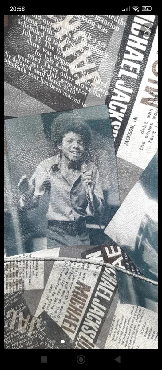 Bolso Vinilo Michael Jackson