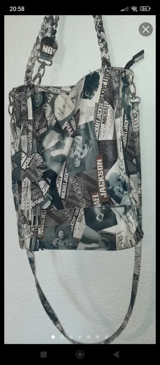 Bolso Vinilo Michael Jackson