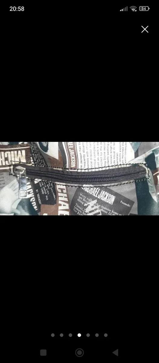 Bolso Vinilo Michael Jackson