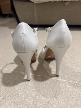 Tacones Novia Blancos con Brillantes