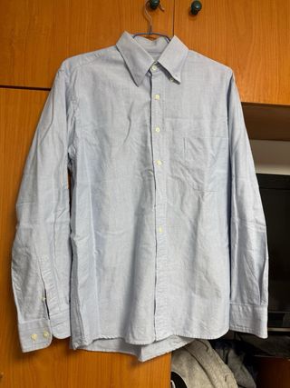 Camisa azul de manga larga mirto