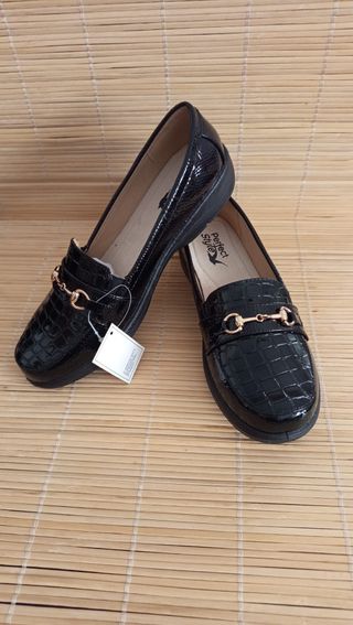Zapatos piel negro mujer talla 40