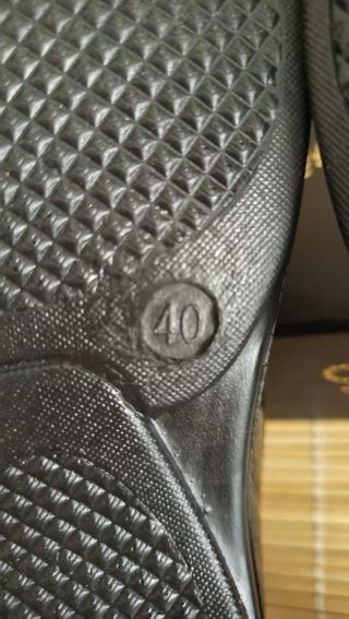 Zapatos piel negro mujer talla 40