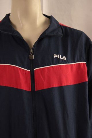 Chaqueta Vintage Fila Azul/Roja T50