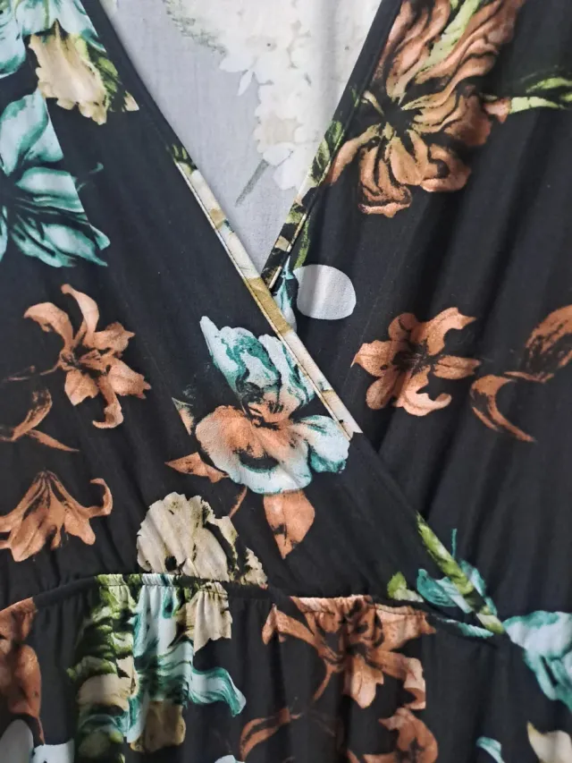 Vestido floral manga larga Inside Talla S