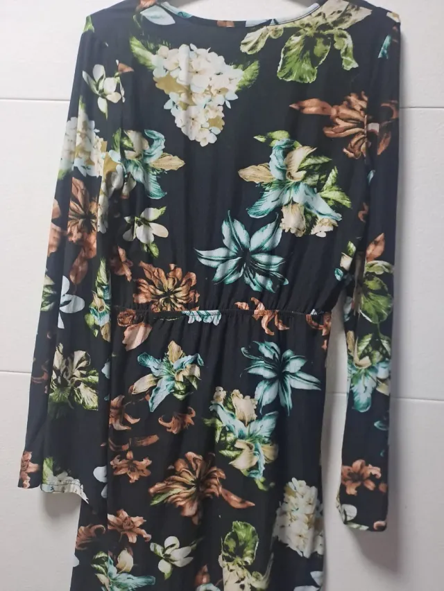 Vestido floral manga larga Inside Talla S