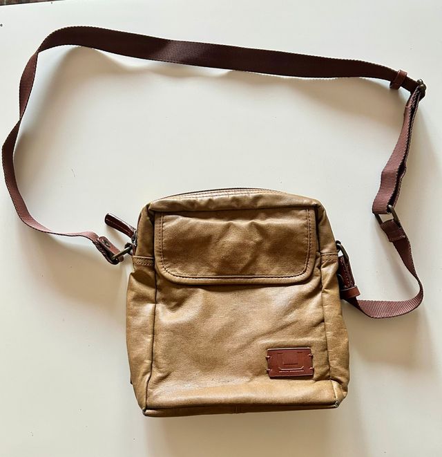 Bandolera Adolfo Dominguez Piel Marrón