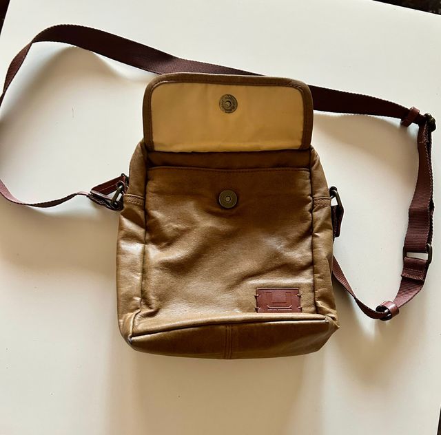 Bandolera Adolfo Dominguez Piel Marrón