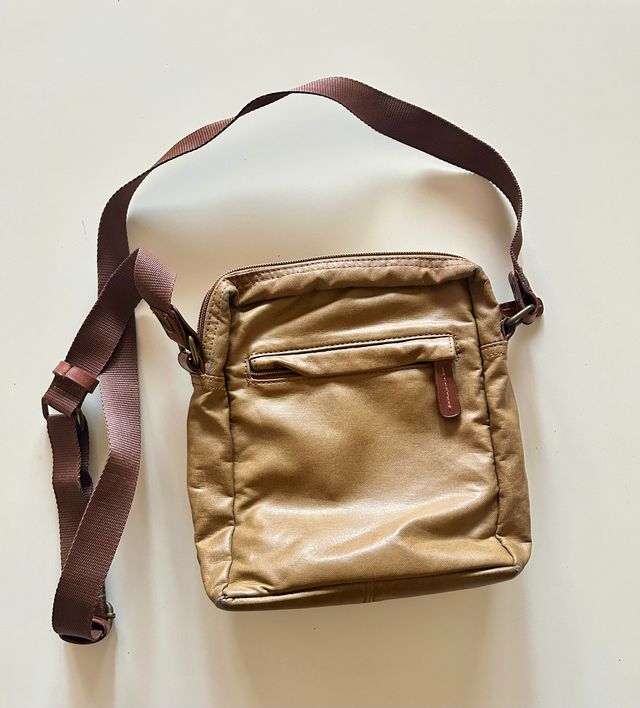 Bandolera Adolfo Dominguez Piel Marrón