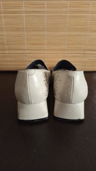 Zapatos Panache Piel Beige Talla 39