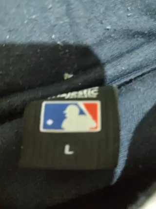 Sudadera Majestic Athletic Yankees Azul/Gris