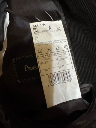Chaqueta de vestir Pedro del Hierro t. 3XL