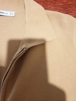 Buzo Zara Punto Mujer Talla M Beige mas bonito ser