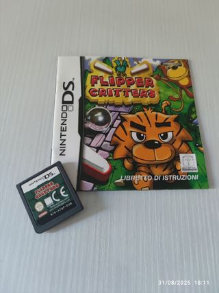 Flipper Critters Nintendo DS - Libretto Istruzioni