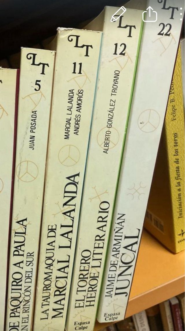 Libros de Tauromaquia - Colección Variada